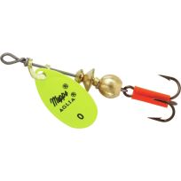 Mepps Aglia In-Line Spinner with Plain Treble, B0 HC, Hot Chartreuse, 1/12 OZ