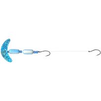 Mack's Lure Cha Cha Crawler Rig Floating Spinner, 60057, Blue Sparkle, #4