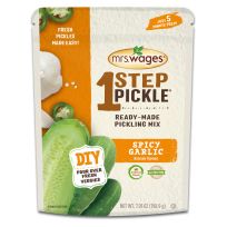 Mrs. Wages 1 Step Pickle® Spicy Garlic Ready-Made Pickling Mix, W694-K7425, 7.01 OZ