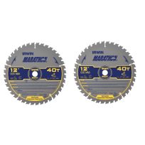 Irwin 40T Saw Blade, 2-pack, IWAS1240CMB, 12 IN