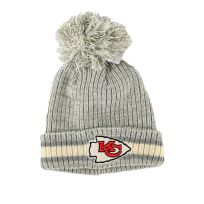 NFL Chiefs Slope Side Cuffed Knit Hat, JU25, Red, One Size Fits Most