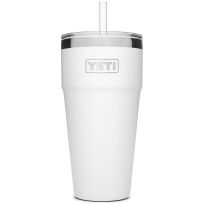 YETI® Rambler® Tumbler with Straw Lid, 21071500643, White, 26 OZ