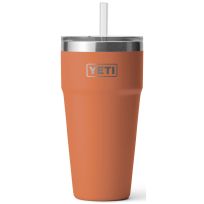 YETI® Rambler® Tumbler with Straw Lid, 21071501411, High Desert Clay, 26 OZ