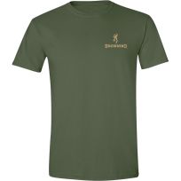 Browning Men's Duck Camo Buckmark Short Sleeve Graphic T-Shirt