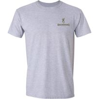 Browning Men's Ovix Camo Buckmark Short Sleeve Graphic T-Shirt