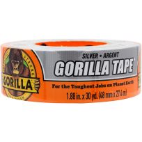 GORILLA® Duct Tape, 105634, Silver, 30 YD