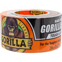 GORILLA® Tough & Wide Duct Tape, 106425, Black, 25 YD