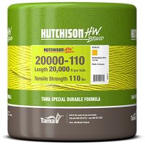 Hutchison Western Round Bale Twine, 110# Knot Strength, TA205-002-4002, Yellow, 20000 FT
