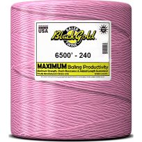 BlackGold® Medium Square, 3 Tie Baler Twine, 210# Knot Strength, TW200-002-1774, Pink, 6500 FT