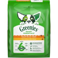 Greenies™ SMART ESSENTIALS™ Small Breed Adult High Protein Dry Dog Food Real Chicken & Rice Recipe, 471-612-15, 13.5 LB Bag