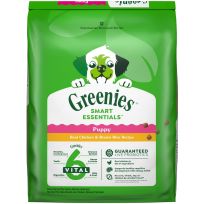 Greenies Smart Essentials Puppy High Protein Dry Dog Food Real Chicken & Brown Rice Recipe, 471-606-15, 13.5 LB Bag