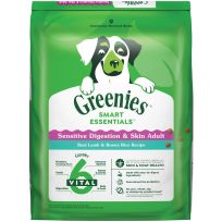 Greenies™ SMART ESSENTIALS™ Sensitive Digestion & Skin Adult Dry Dog Food Real Lamb & Brown Rice Recipe, 471-610-15, 30 LB Bag