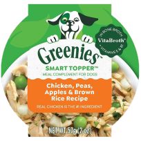 Greenies Smart Topper Wet Mix-In for Dogs, Chicken, Peas, Apples & Brown Rice Recipe, 471-614-15, 2 OZ