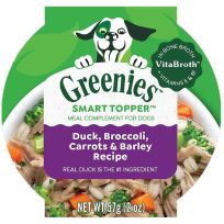 Greenies™ SMART TOPPER™ Wet Mix-In for Dogs, Duck, Broccoli, Carrots & Barley Recipe, 471-620-15, 2 OZ