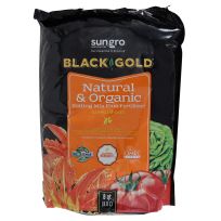 Sungro® Black Gold® Natural & Organic Potting Mix Plus Fertilizer, 1402040 8 QT P, 8 Quart