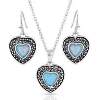 Montana Silversmiths Depths of My Heart Jewelry Set, JS5167