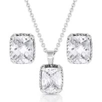Montana Silversmiths Star Light's Bliss Crystal Jewelry Set, JS5241