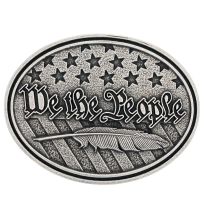 Montana Silversmiths We the People Antiqued Attitude Buckle, A946