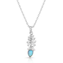 Montana Silversmiths Mystic Falls Opal Crystal Necklace, NC5362