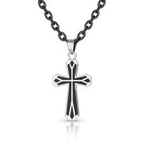 Montana Silversmiths Deep Devotion Cross Necklace, NC5683