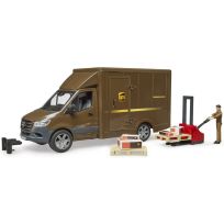 Bruder Toys MB Sprinter UPS with Driver and Accessories, 2678