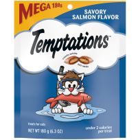 Temptations™ Classic Crunchy and Soft Cat Treats, Salmon, 474-328-15, 6.3 OZ Bag