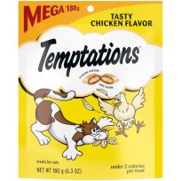 Temptations™ Classic Crunchy and Soft Cat Treats, Chicken, 474-322-15, 6.3 OZ Bag