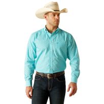 Ariat® Men's Wrinkle Free Casual Series Stanley Classic Fit Long Sleeve Western Shirt