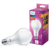 Philips Extra-Light LED 29W (150W equiv) Frosted A21 Dimmable Bulb, Soft White, 571497