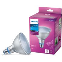 Philips LED 15.5W (120W equiv) PAR38 Grow Plant Light, Daylight, 576462