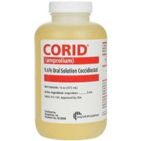 Huvepharma Corid Solution 9.6%, 18031468, 16 OZ