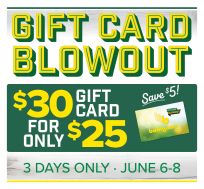 Bomgaars Gift Card Blow Out!!!!  $30 for $25. June 6-7-8 2025