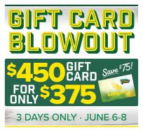 Bomgaars Gift Card Blow Out!!!!  $450 for $375. June 6-7-8 2025