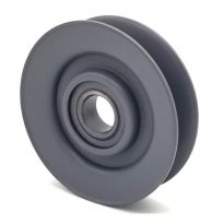 Phoenix V-Groove Idler Pulley 3 IN Dia. 5/8 In Bore Steel, 35300063