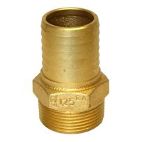 Merrill No Lead Male Adapter 1-1/4 IN Insert X 1-1/4 IN Mip Hex, IBMANL125