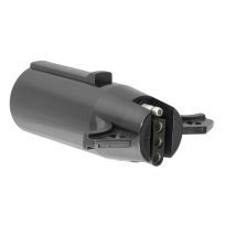 CURT® Electrical Adapter (7-Way Round Vehicle to 4-Way Flat Trailer), 57041