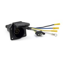 CURT® Electrical Adapter (4-Way Flat Vehicle to 7-Way RV Blade Trailer), 57184