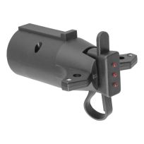 CURT® Electrical Adapter w/Tester (7-Way RV Blade Vehicle to 4-Way Flat Trailer), 57245