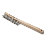 LINCOLN ELECTRIC® Stainless Steel Brush with Wood Handle, KH586