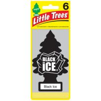 Little Trees® Air Freshener Black Ice, 6-Pack, U6P-60155
