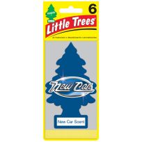 Little Trees® Air Freshener New Car Scent, 6-Pack, U6P-60189