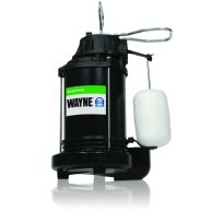 Wayne Epoxy Coated Housing, Cast Iron Pump Base, 1/3 Hp Sump Pump, CDU790