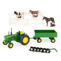 Tomy Farm and Construction 32 John Deere Diecast Farm Toy Playset, 15474AT