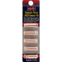 K-T Industries Tweco Style 11 Contact Tip 5-Pack, .023 IN, 2-1516
