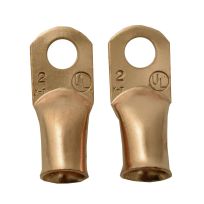 K-T Industries Cable Lug Size, 2-Pack, Copper, 2 Cable, 5/16 IN, 2-2354