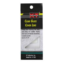 K-T Industries Clear Glass Cover Lens, 4-1100, 2 IN x 4 IN