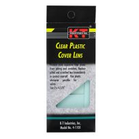 K-T Industries Clear Plastic Cover Lens, 4-1101, 2 IN x 4 IN