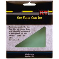 K-T Industries Clear Plastic Cover Lens, 4-1151, 4-1/2 IN x 5-1/4 IN