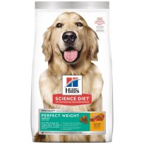 Hill's Science Diet Adult Perfect Weight Chicken Recipe Dry Dog Food, 607826, 12 LB Bag