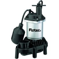 PENTAIR Flotec® Thermoplastic Submersible Sump Pump, FPZS25T